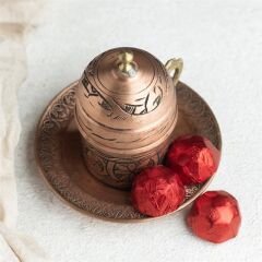 Kırmızı Yaldızlı Kristal