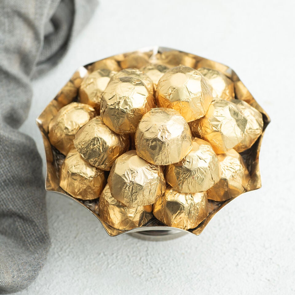 Gold Yaldızlı Kristal
