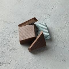 Mavi Gofrajlı Yüksek Kare