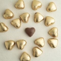 Gold Yaldızlı Kalp