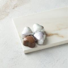 Gümüş Yaldızlı Kalp