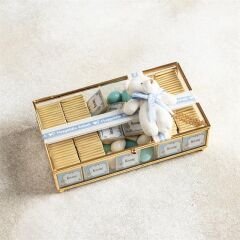 Cam Kutu Erkek Bebek Çikolatası