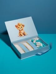 Kurdeleli Erkek Bebek Kutusu