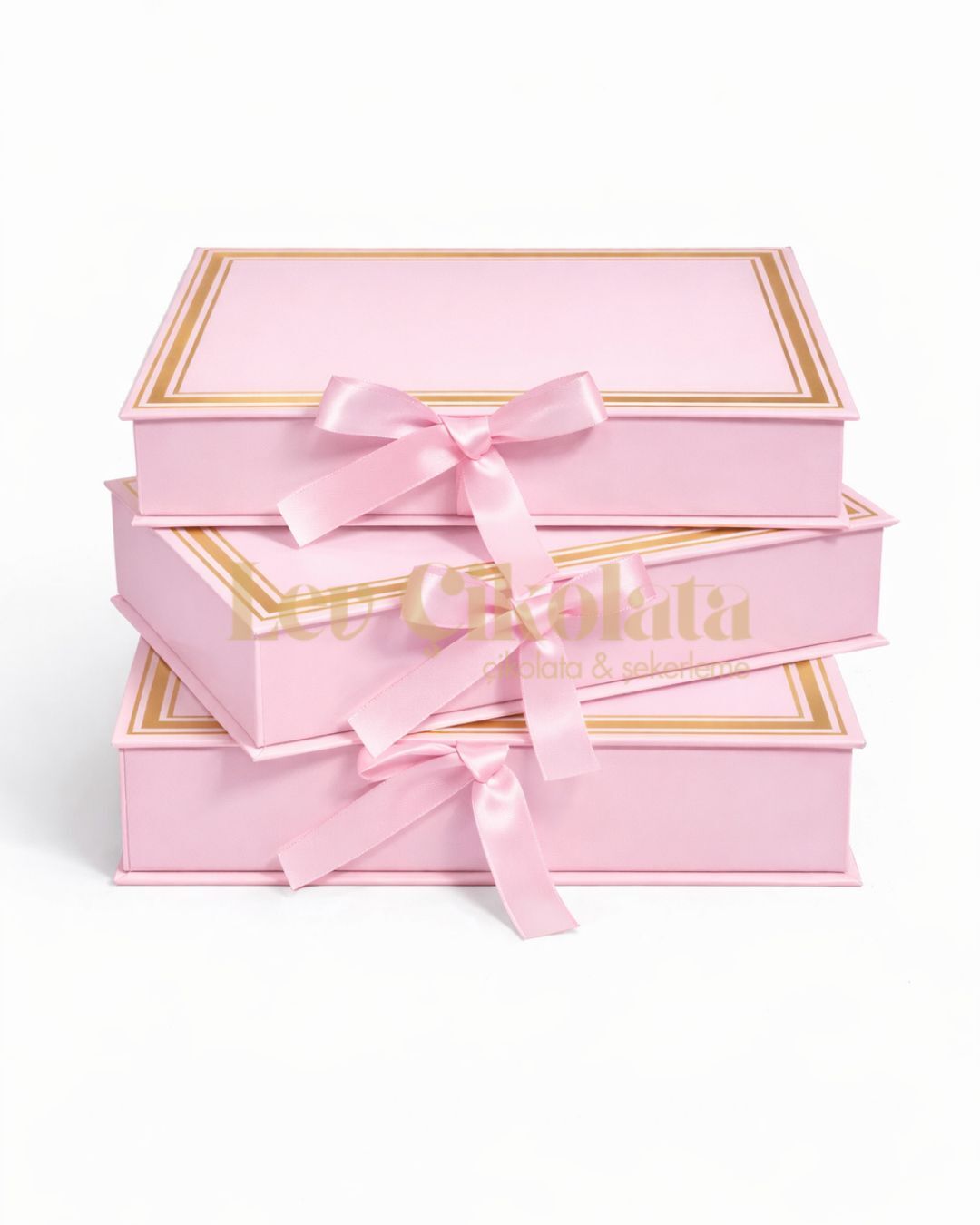 Kurdeleli Kitap Kutu Pembe